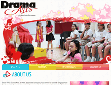 Tablet Screenshot of dramaarts.com